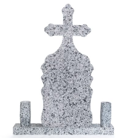 MONUMENT FUNERAR ORTODOX 5 CU CAP TRIFOI GRANIT NEW HALAYEB