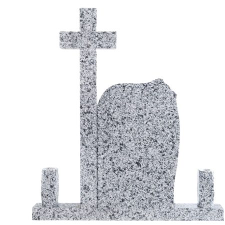 MONUMENT FUNERAR WAVE STG/DR+CRUCE CAP DREPT GRANIT NEW HALAYEB