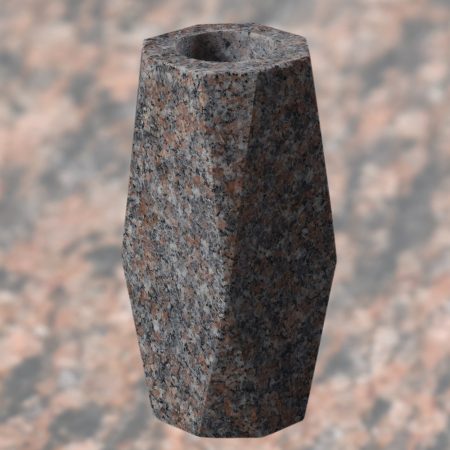 VAZA GRANIT ROSA 10X10X25CM