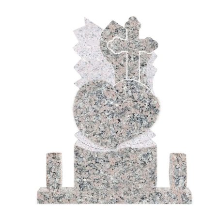 MONUMENT FUNERAR INIMA NR.466 GRANIT ROSA