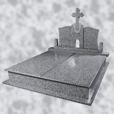 SET CADRU DUBLU CU MONUMENT FUNERAR M26 GRANIT NEW HALAYEB