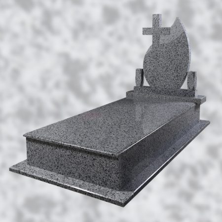 SET CADRU SIMPLU CU MONUMENT FUNERAR OU1 CU CAP DREPT GRANIT NEW HALAYEB
