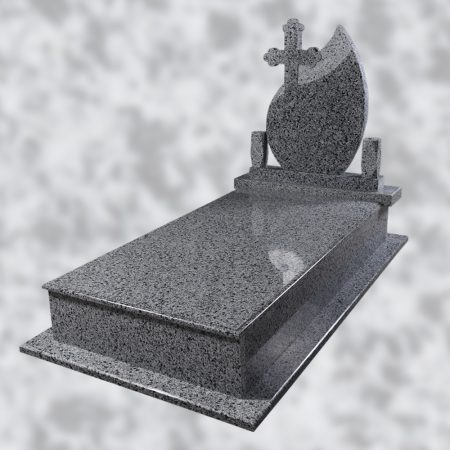 SET CADRU SIMPLU CU MONUMENT FUNERAR OU1 CU CAP TIFOI GRANIT NEW HALAYEB